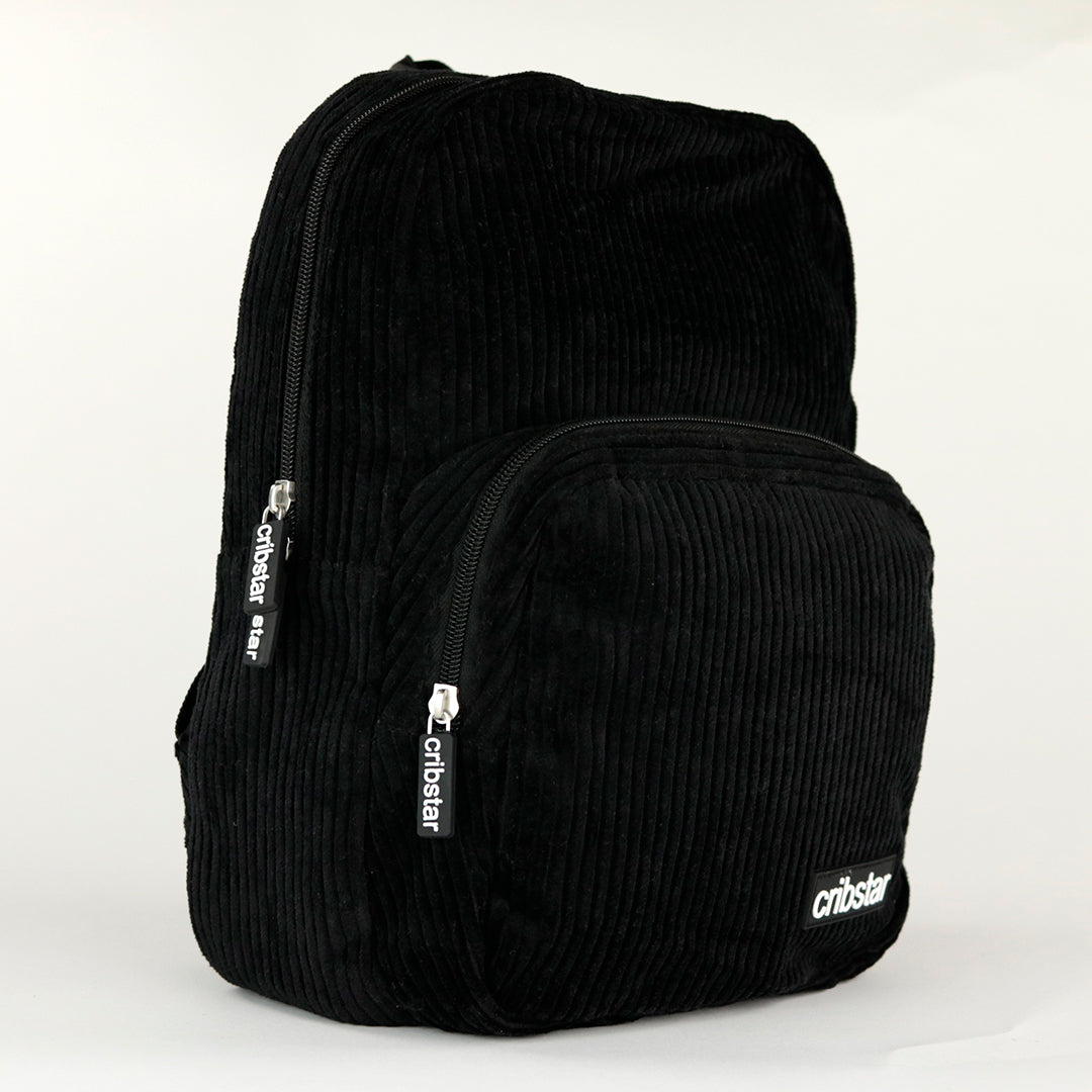 Corduroy Kids Backpack - Black