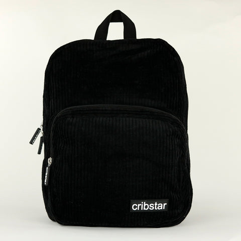 Corduroy Kids Backpack - Black