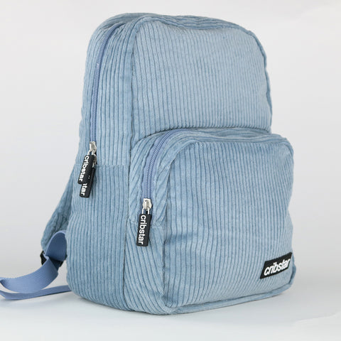 Corduroy Kids Backpack - Blue