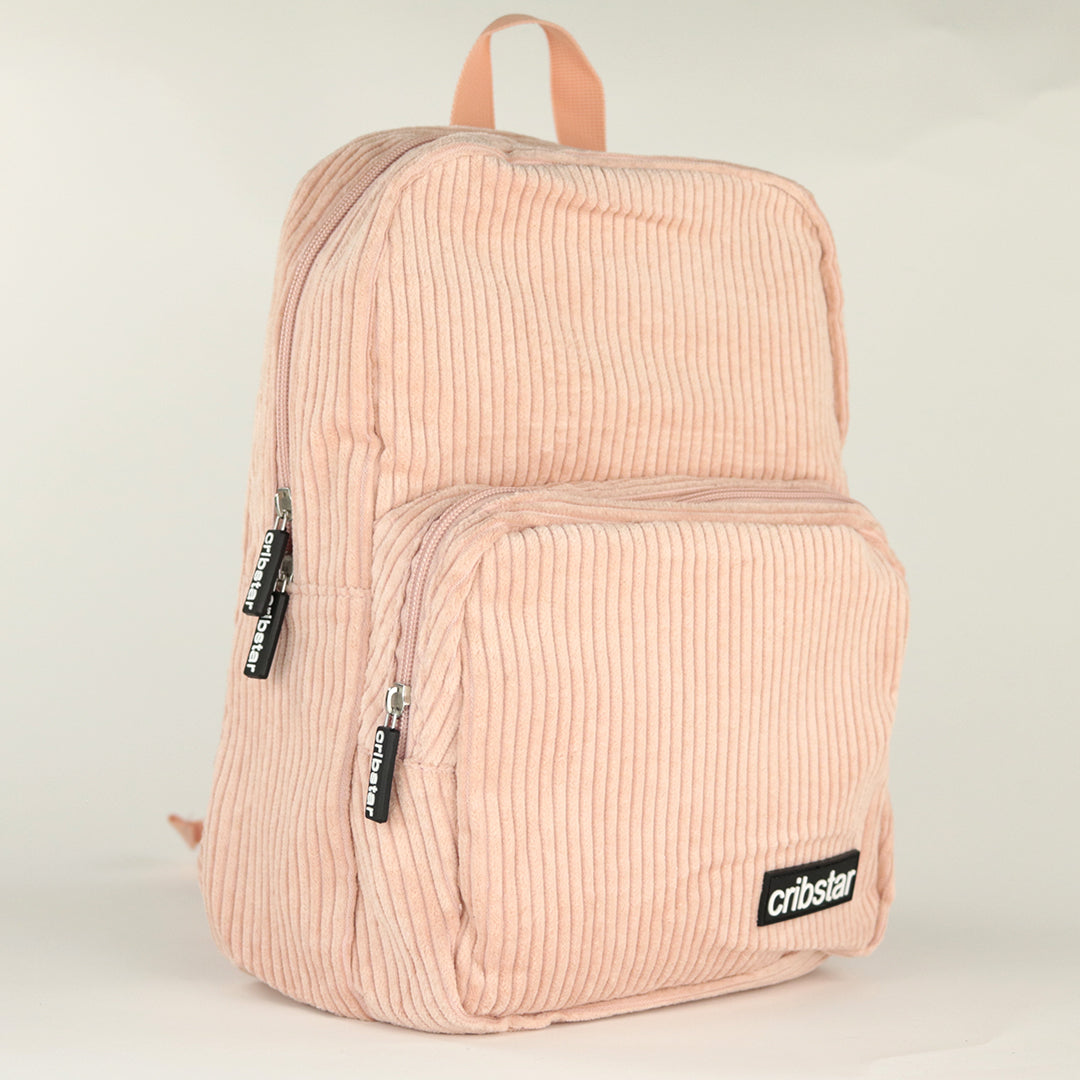 Corduroy Kids Backpack - Peachy Pink