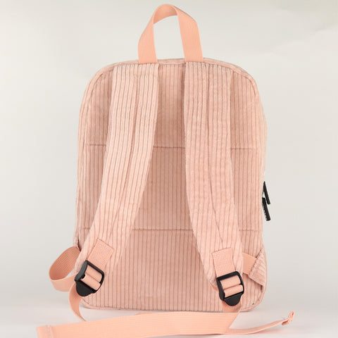 Corduroy Kids Backpack - Peachy Pink