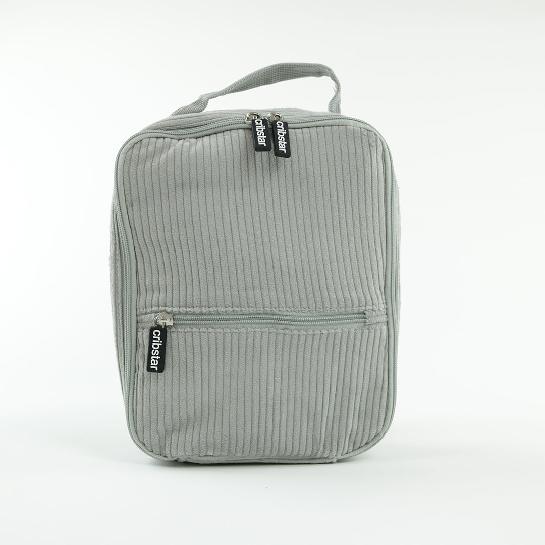 Corduroy Lunch Bag - Cloudy Grey