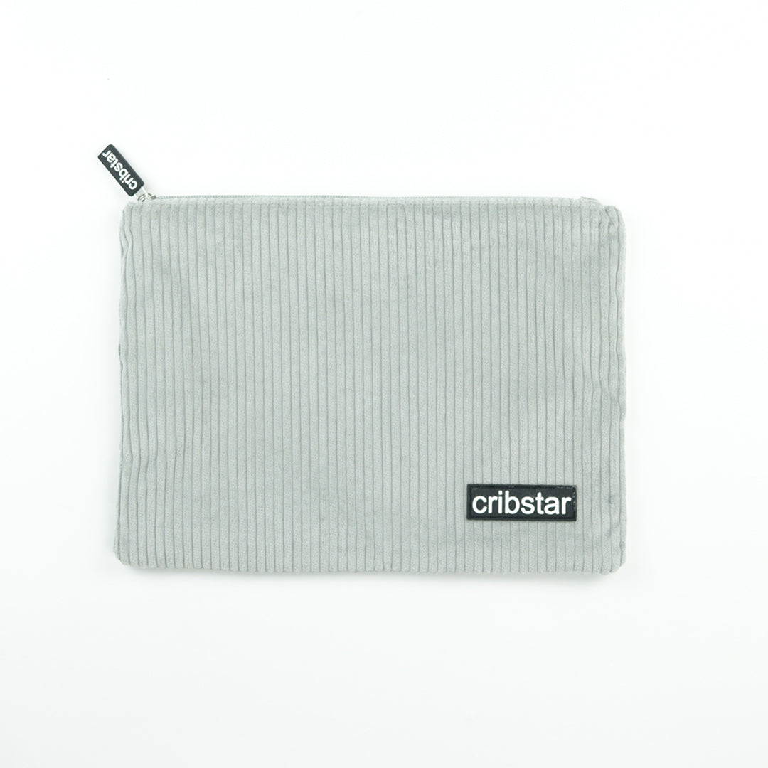 Corduroy Multiuse Clutch Bag - Cloudy Grey