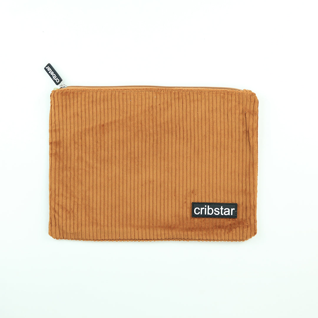 Corduroy Multiuse Clutch Bag - Pecan