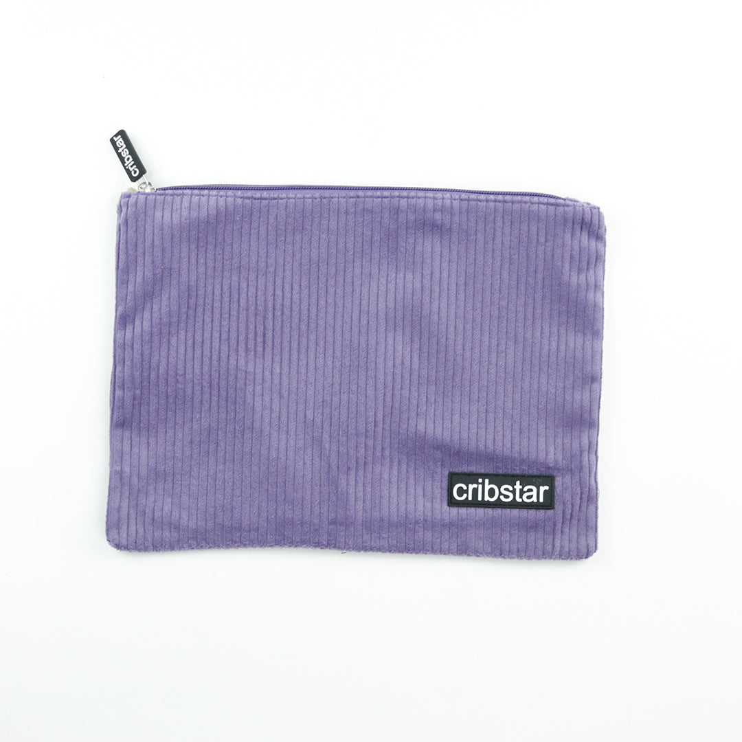 Corduroy Multiuse Clutch Bag - Purple