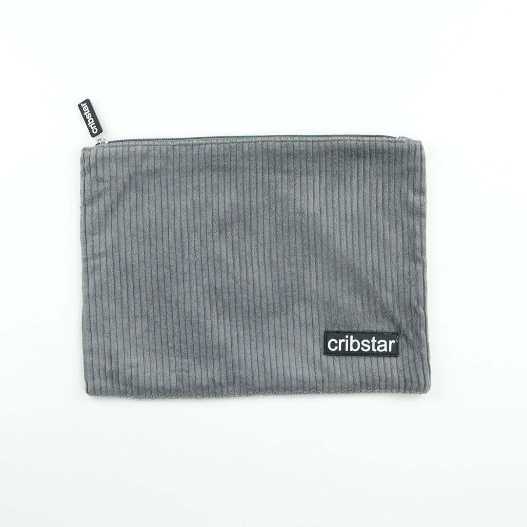 Corduroy Multiuse Clutch Bag - Steel Grey