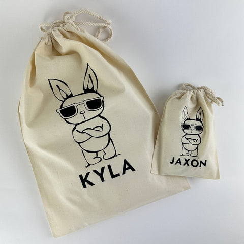 Cool Bunny Personalised Gift Bag