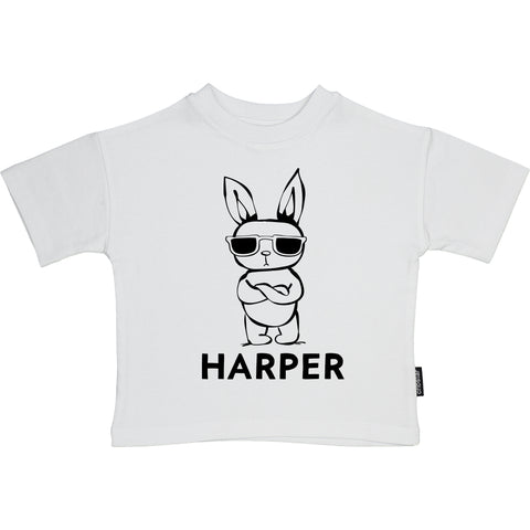 Personalised Cool Bunny T-shirt