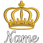 Embroidery Personalisation (Jubilee Crown/clothing)