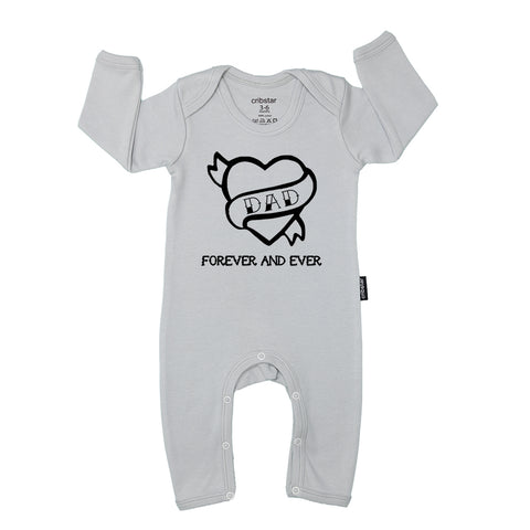 DAD Forever and Ever Baby Romper