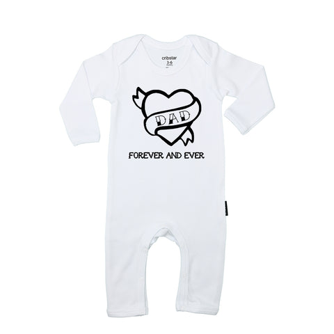 DAD Forever and Ever Baby Romper