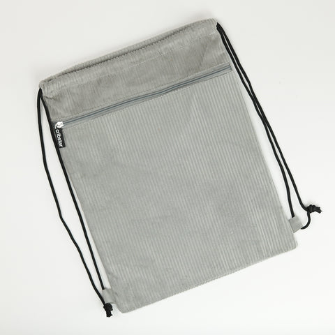 Drawstring Bag - Corduroy - Cloudy Grey