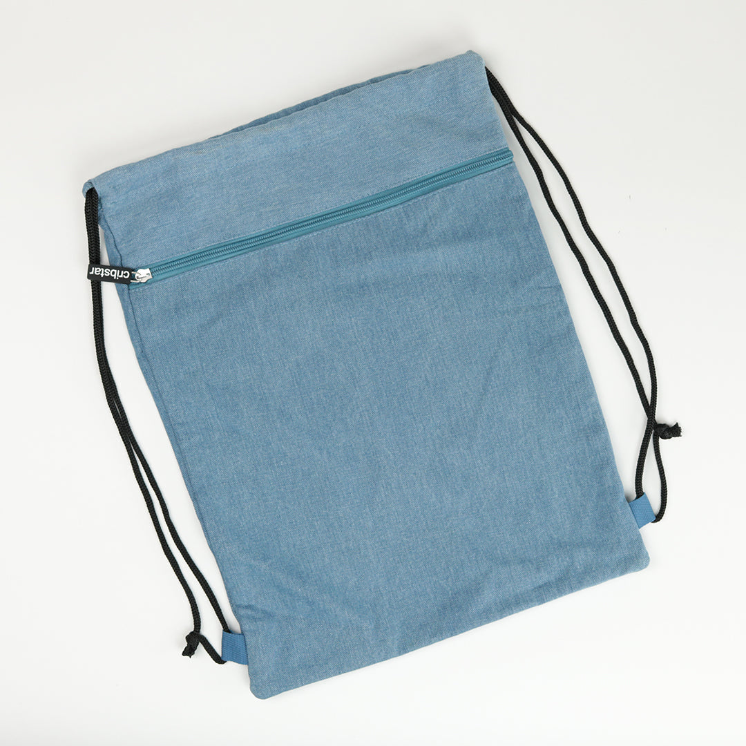 Drawstring Bag - Denim - Blue Denim