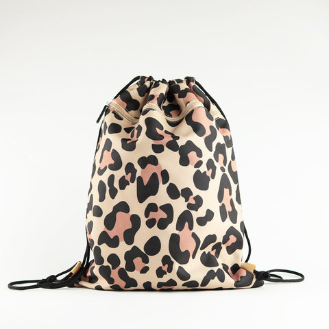 Drawstring Bag -Printed- Leopard – cribstar - Main Image