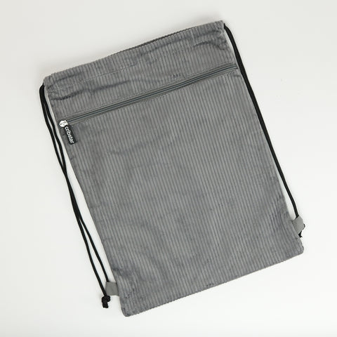 Drawstring Bag - Corduroy - Steel Grey