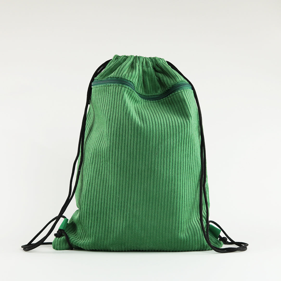 Drawstring Bag - Corduroy - Vintage Green