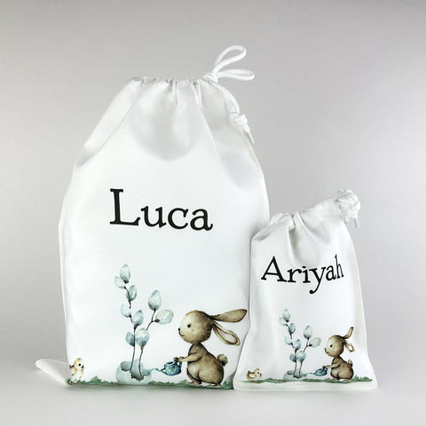 Easter Flowers Personalised Gift Bag