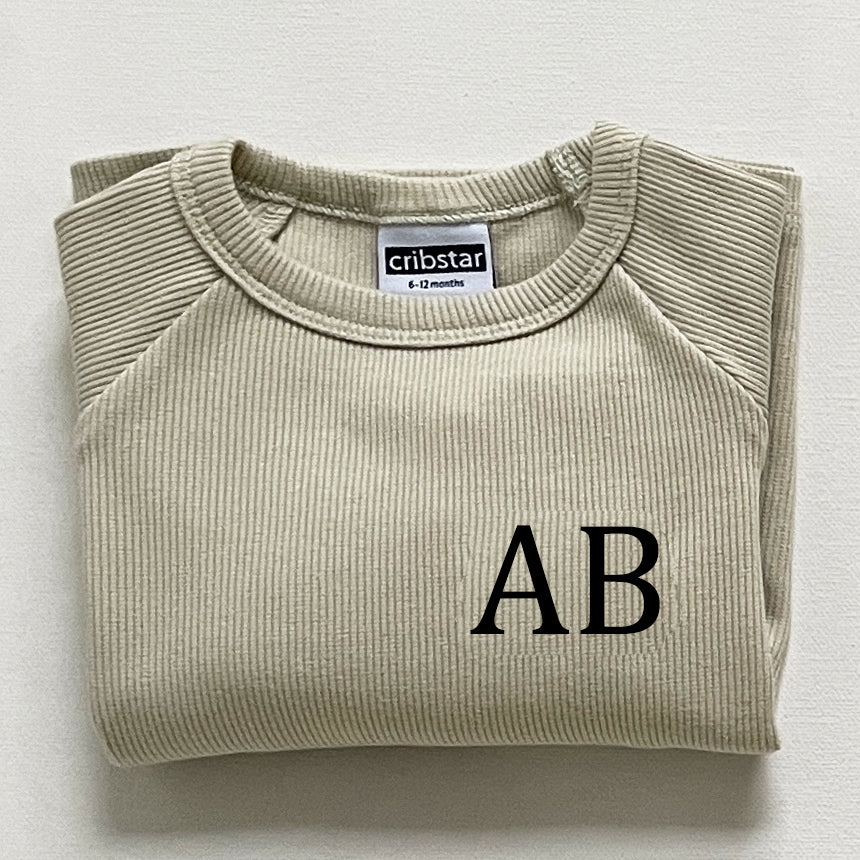 Embroidery Personalisation - Modern Font (initials/clothing)