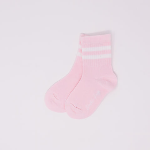 Kids Vintage Sporty Socks - Marshmallow