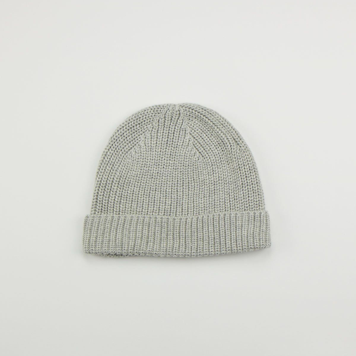 Knitted Beanie Hat - Marl Grey