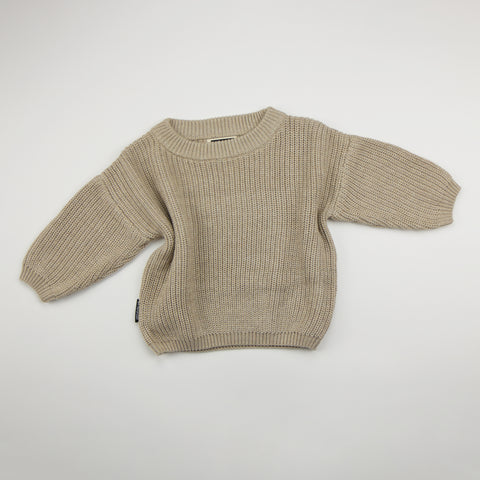 Knitted Sweater - Hazelnut