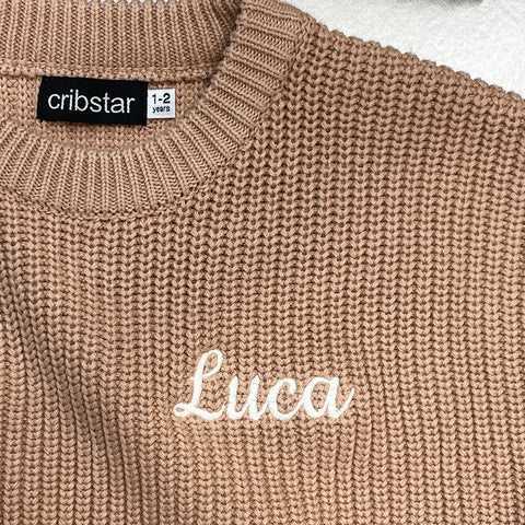 Knitted Sweater - Hazelnut