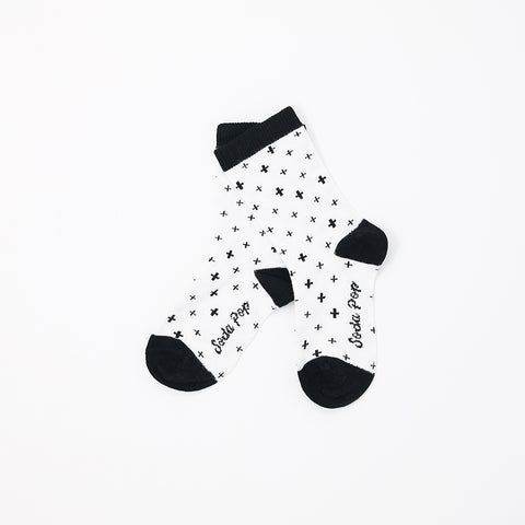 Mono Crosses Kids Socks