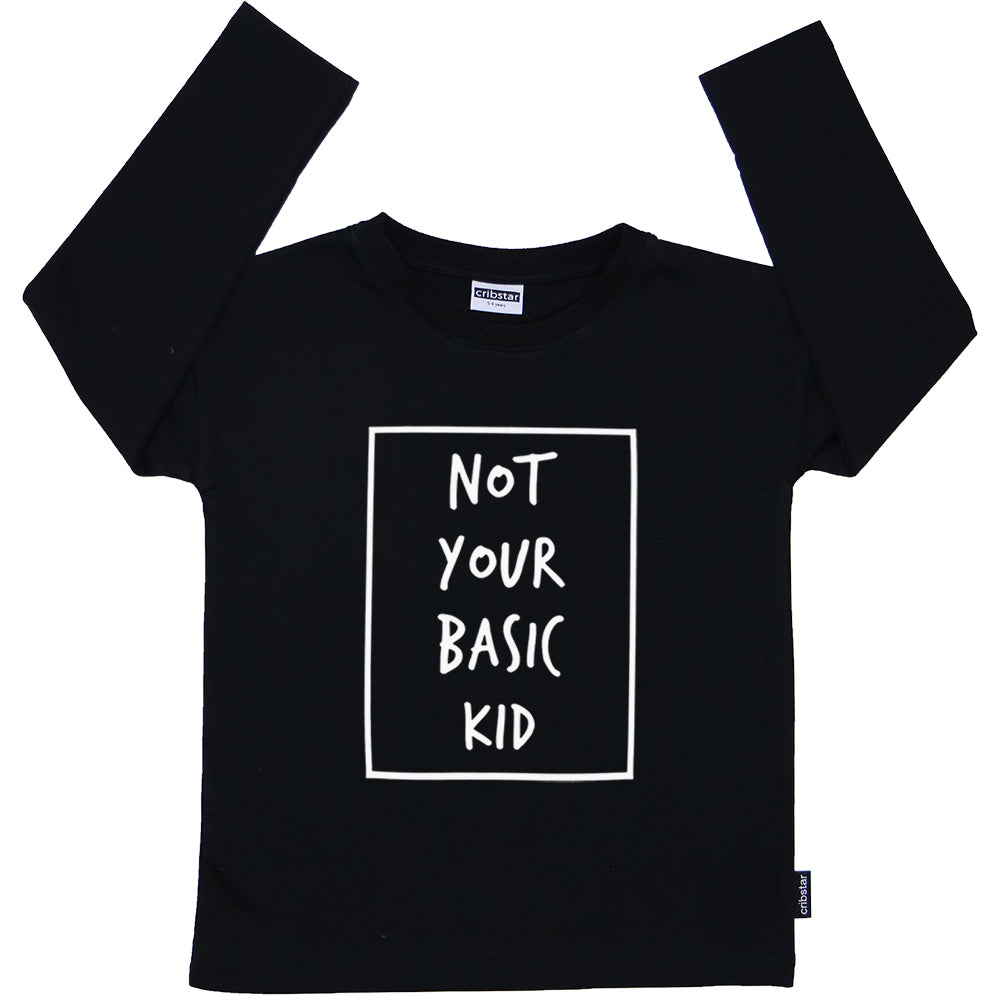 Not Your Basic Kid Long Sleeve Top