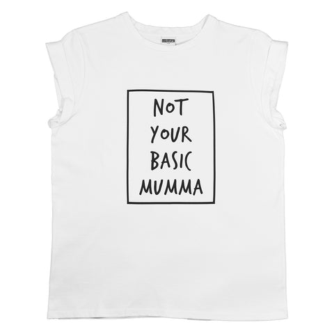 Not Your Basic Mumma T-Shirt - White