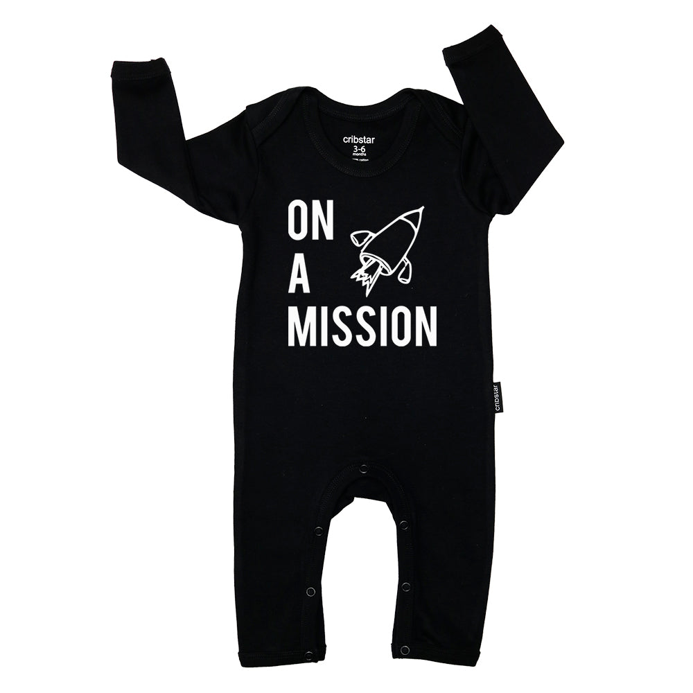 On A Mission Baby Romper