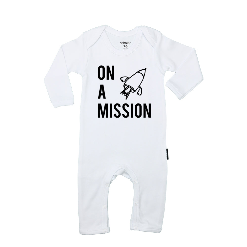 On A Mission Baby Romper