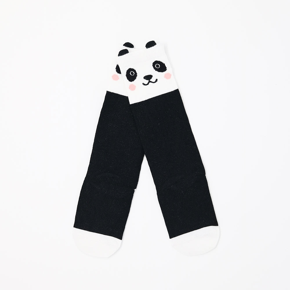 Panda Face Kids Knee High Socks
