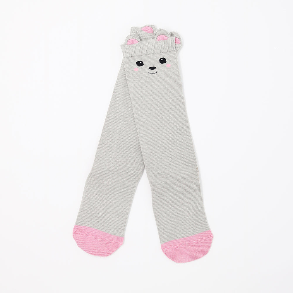 Rabbit Face Kids Knee High Socks