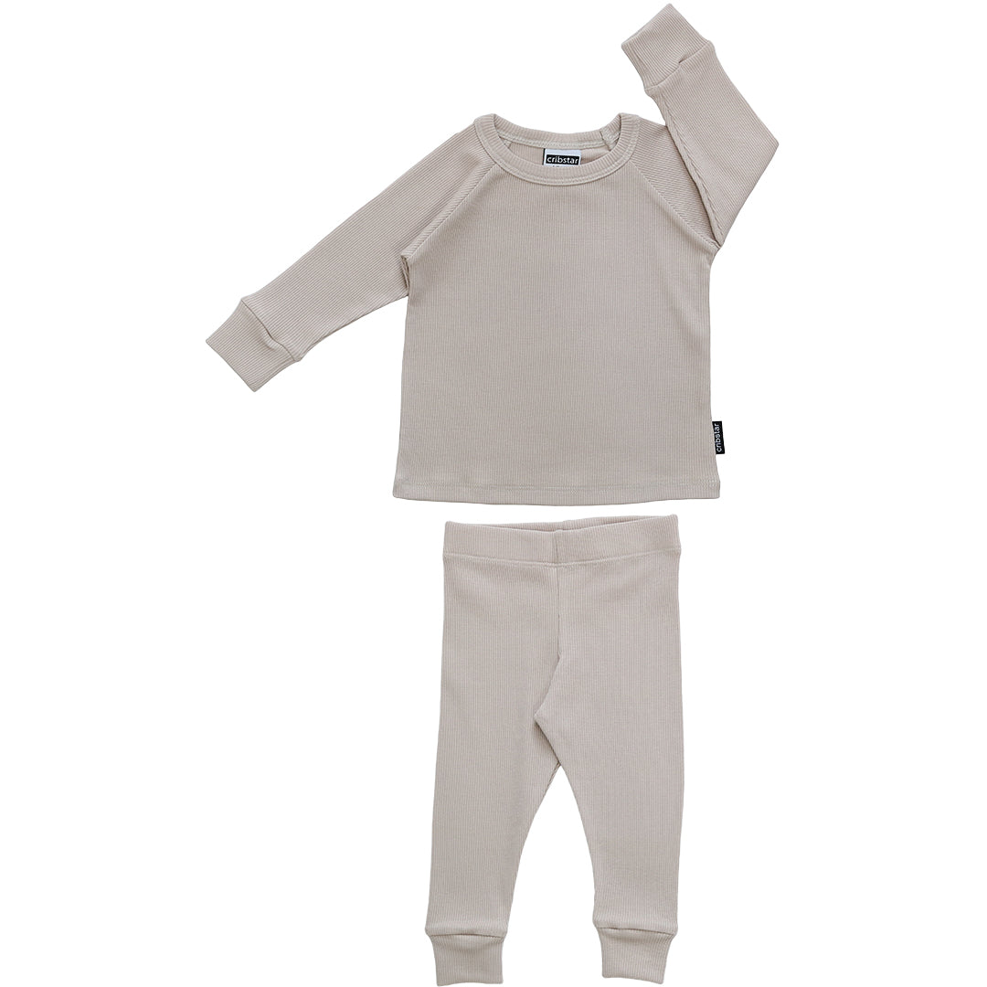 Ribbed Set - Oat