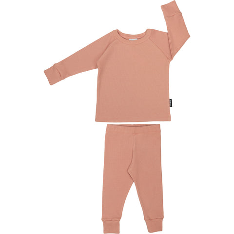 Ribbed Set - Coral