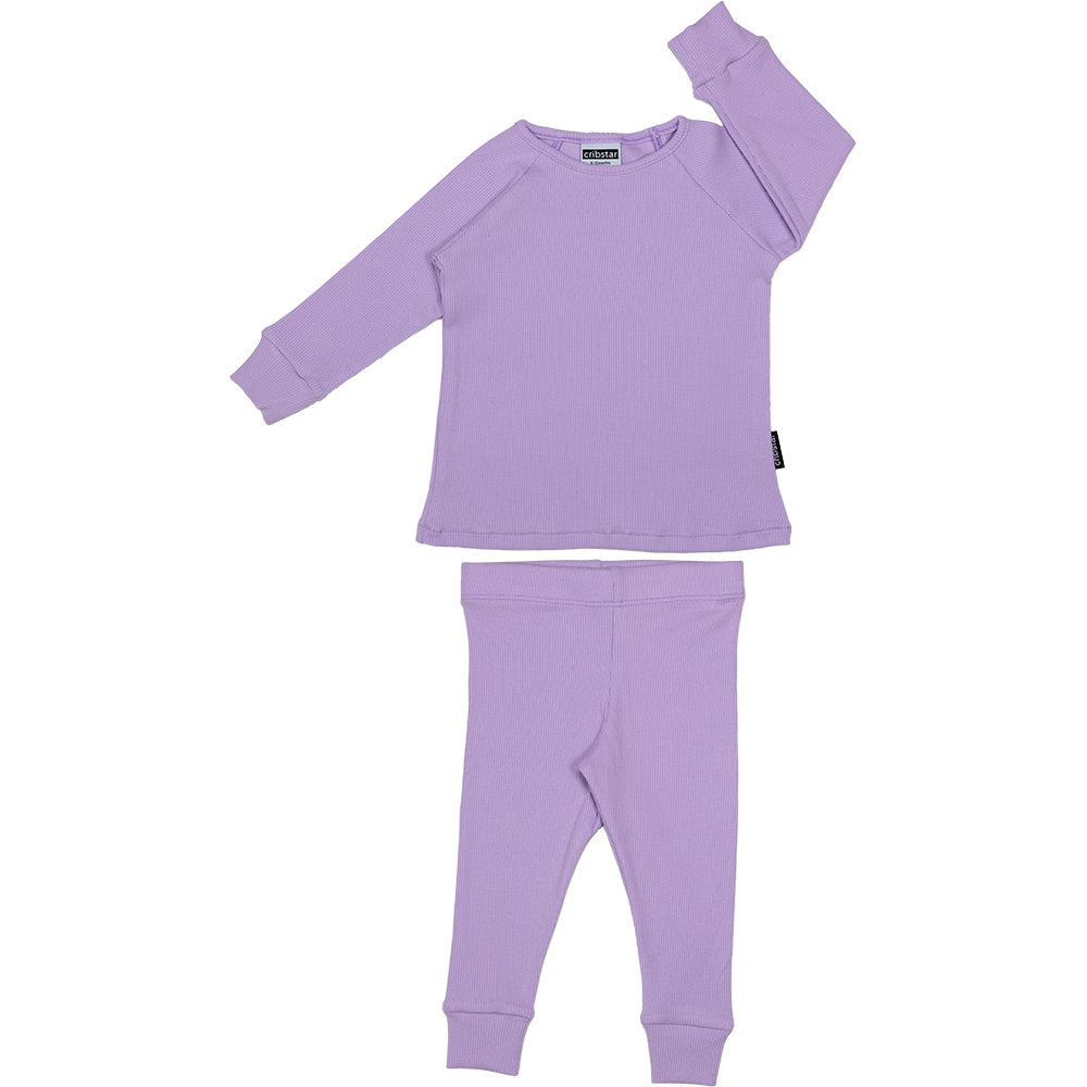 Ribbed Set - Lilac