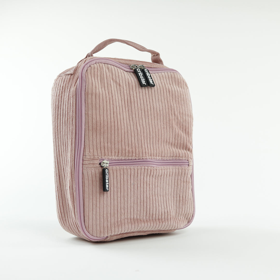 Corduroy Lunch Bag - Rose