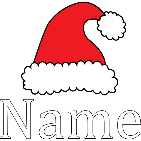Embroidery Personalisation (Santa Hat Name/clothing)