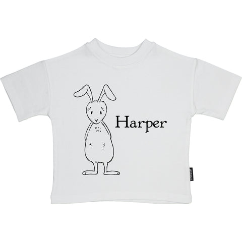 Personalised Standing Bunny T-shirt