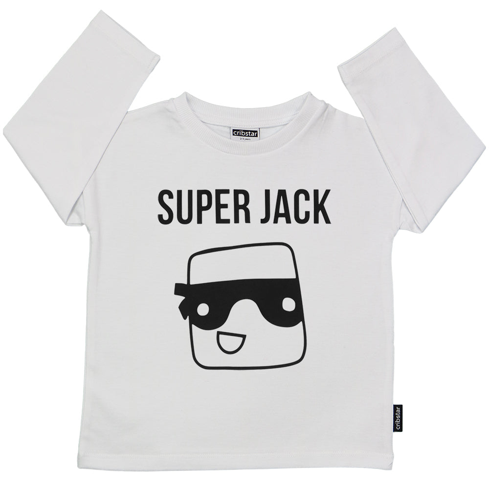 Personalised Super Name Long Sleeve Top