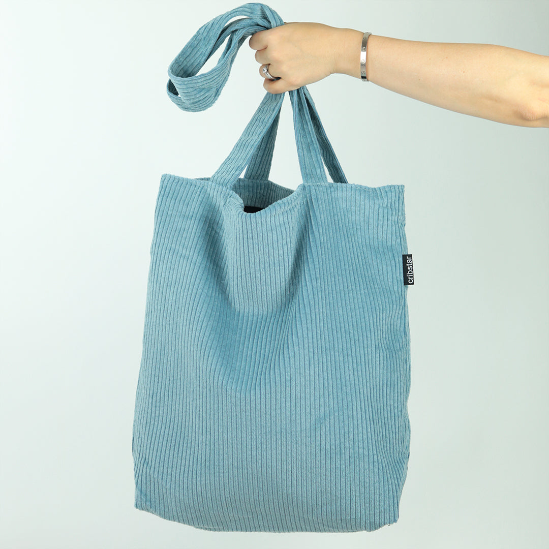 Tote Bag - Blue Corduroy