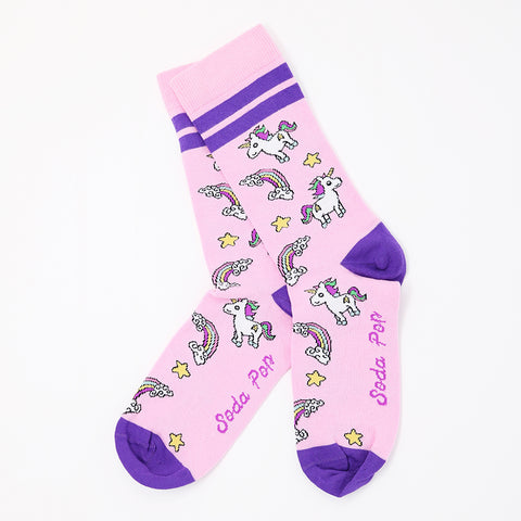 Adults Unisex Unicorn Sporty Socks