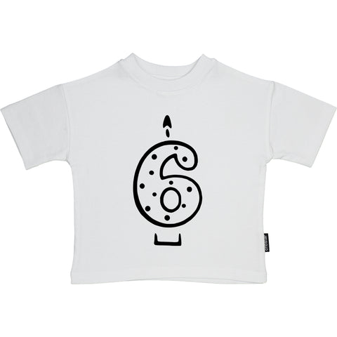6th Birthday Candle T-Shirt
