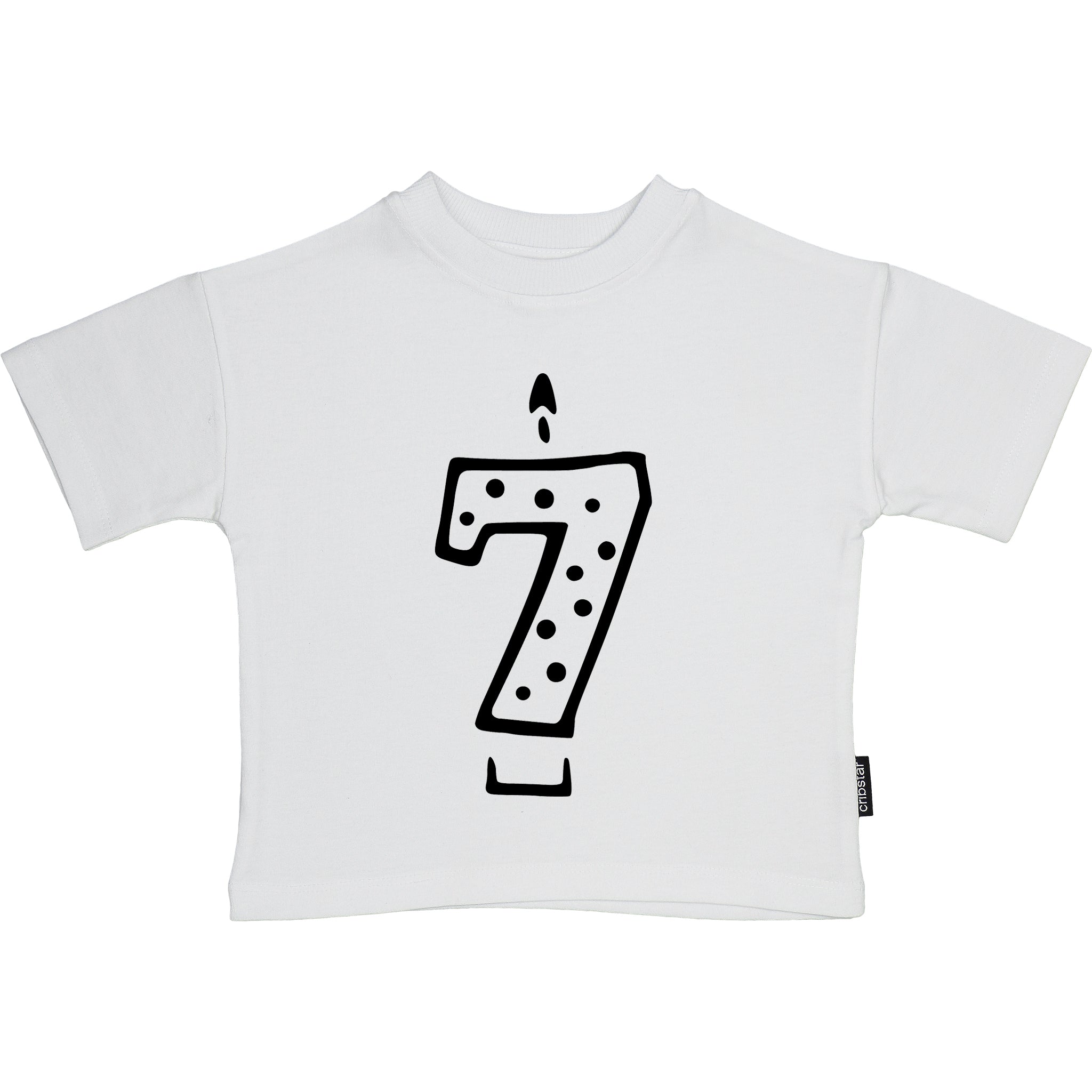 7 Candle T-shirt - White