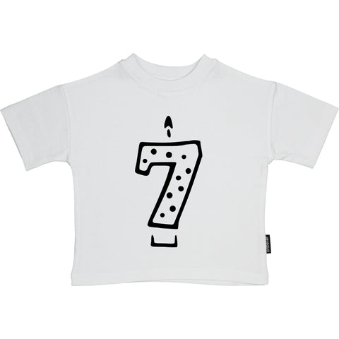 7 Candle T-shirt - White