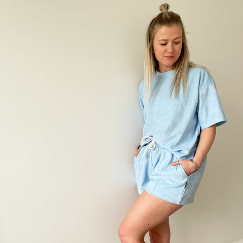 Women's Towelling Summer Set - Pink