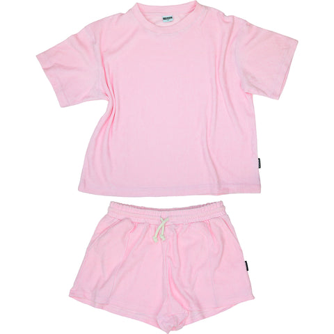Women's Towelling Summer Set - Pink